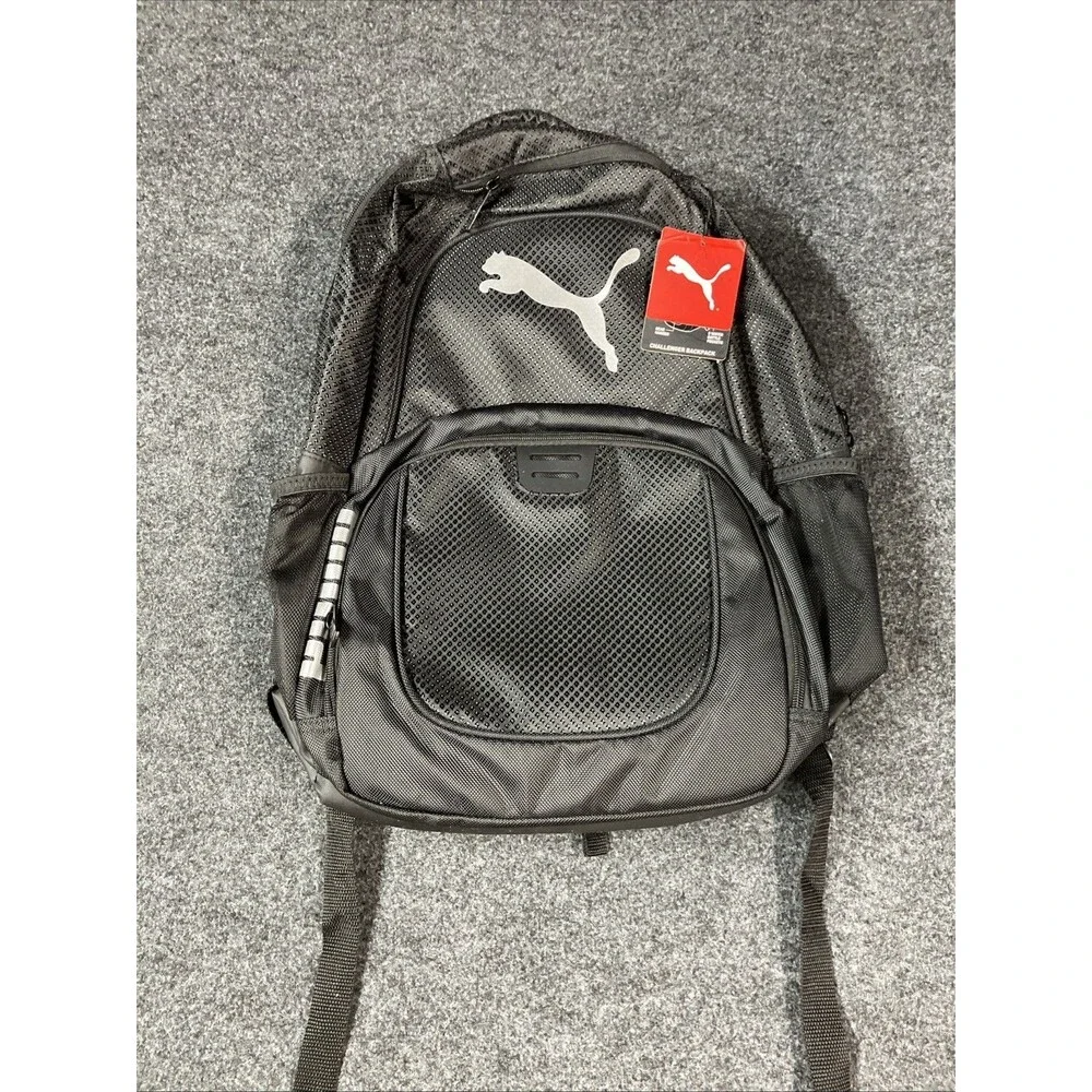 BRAND NEW PUMA CHALLENGER Sports BLACK Backpack Padded Laptop Bag Zip Pocket